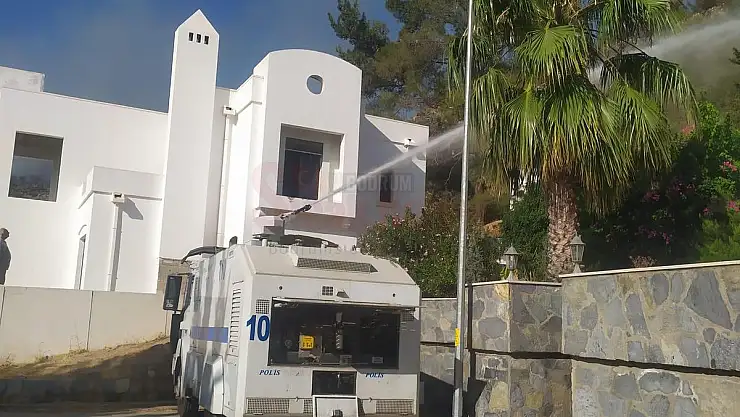 Bodrum İlçe Emniyetinden Yangına Tam Destek