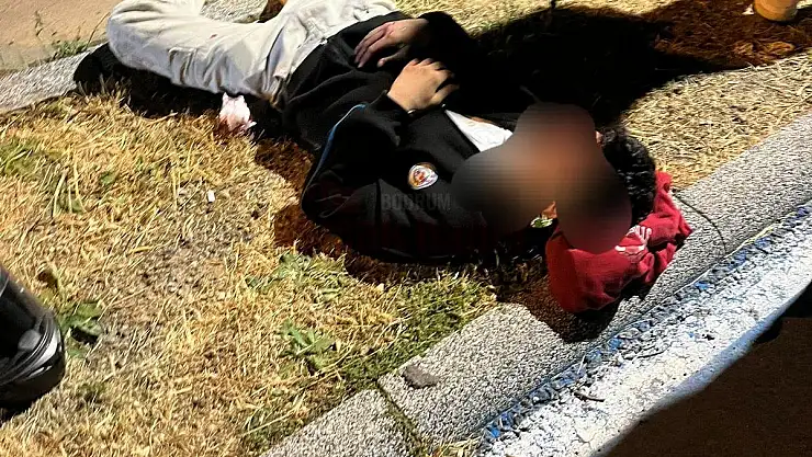 Bodrum Turgutreis Mahallesi'nde Motosiklet Kazası: Bir Kişi Yaralandı