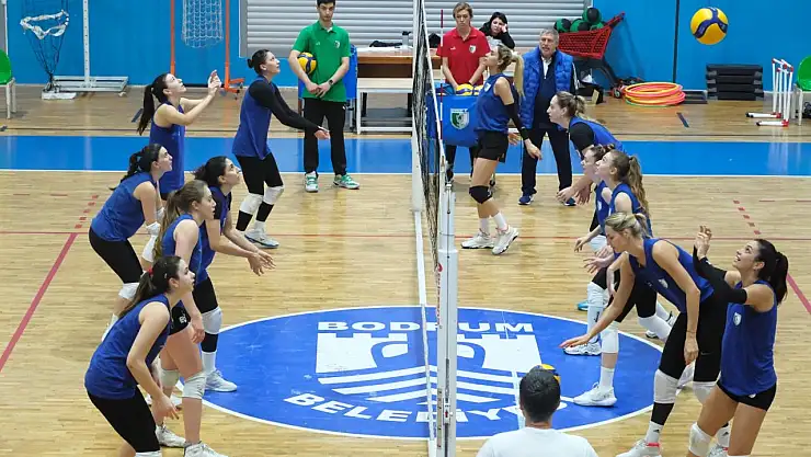 Bodrum'un İncileri Fenerbahçe karşılaşmasına hazırlanıyor