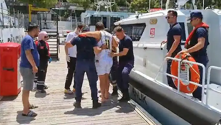 Bodrum ve Fethiye'de  Sahil Güvenlikten Tıbbi Tahliye