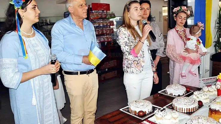 Bodrum'a gelen 200 Ukraynalı Göçmen Paskalya'yı Kutladı