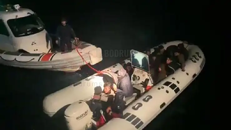 Bodrum'da 13 Düzensiz Göçmen Yakalandı
