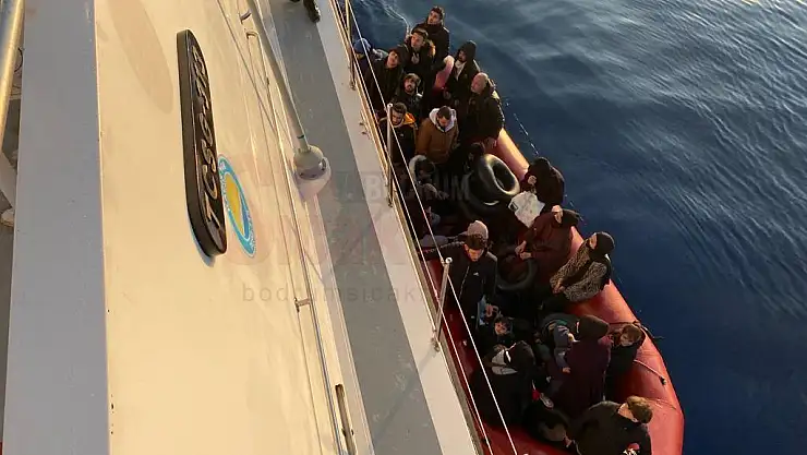 Bodrum'da 14 Göçmen Yakalandı, 29 Düzensiz Göçmen Kurtarıldı