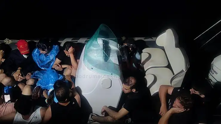 Bodrum'da 16 Düzensiz Göçmen Yakalandı
