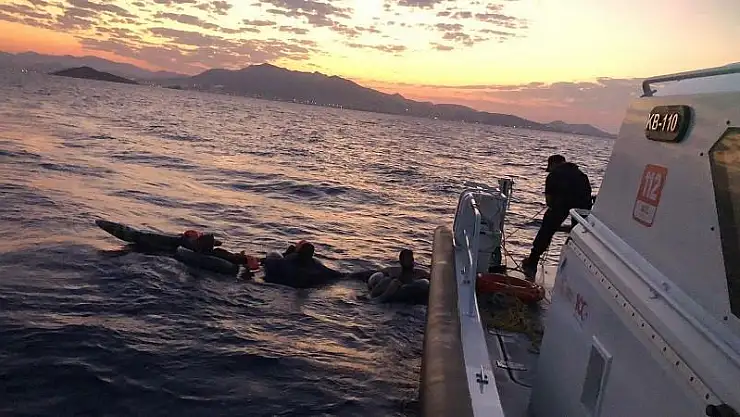 Bodrum'da 20 Düzensiz Göçmen Kurtarıldı, 5'i Yakalandı