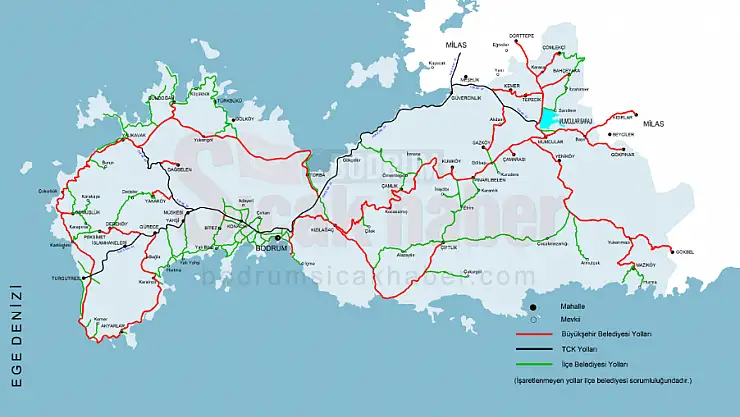 Bodrum'da 3 ile 10 Gün Arasında Bu Yollar Kapanacak
