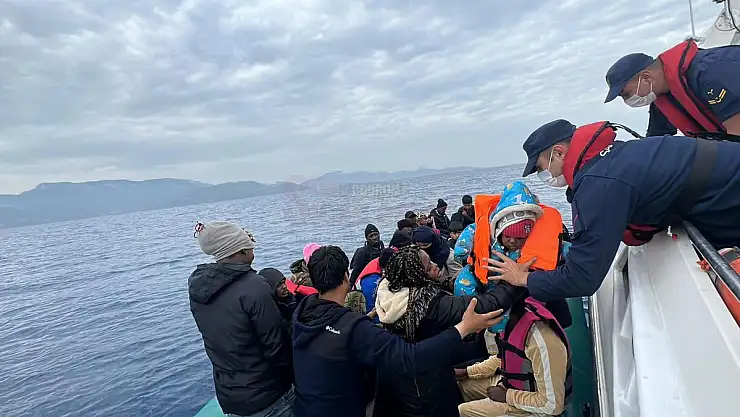 Bodrum'da 30 Düzensiz Göçmen Kurtarıldı