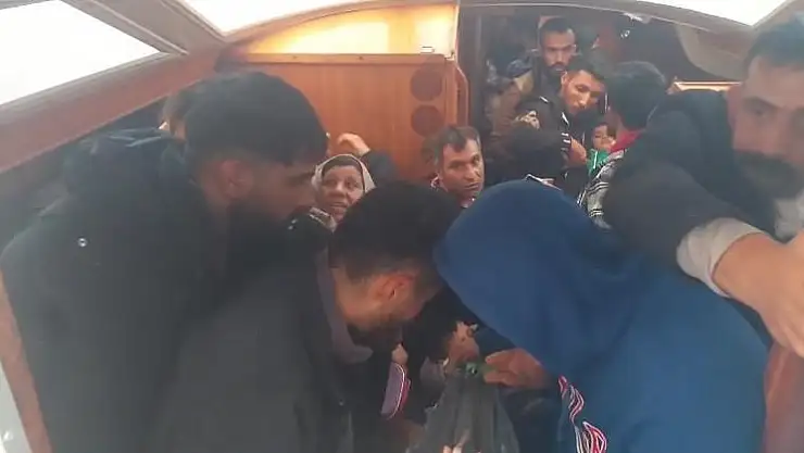 Bodrum'da 30'u Çocuk 57 Düzensiz Göçmen Yakalandı