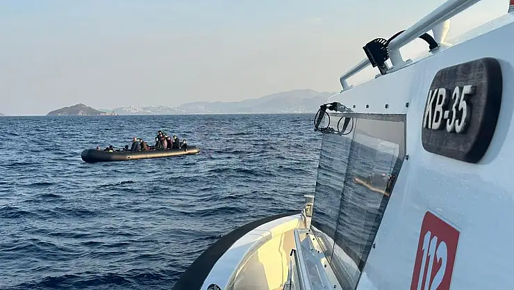 Bodrum'da 35 Düzensiz Göçmen Kurtarıldı