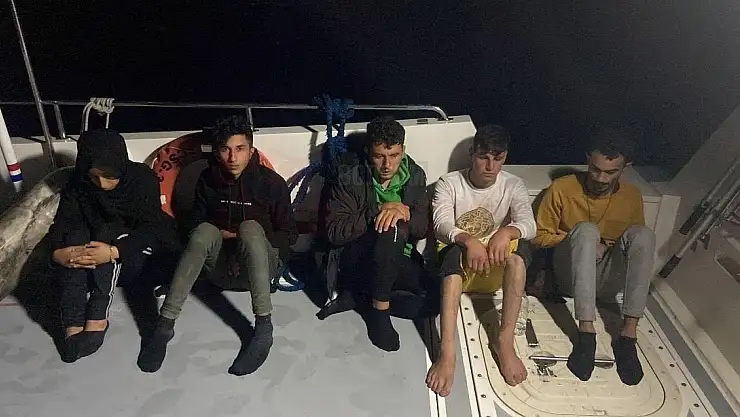 Bodrum'da 5 Düzensiz Göçmen Kurtarıldı