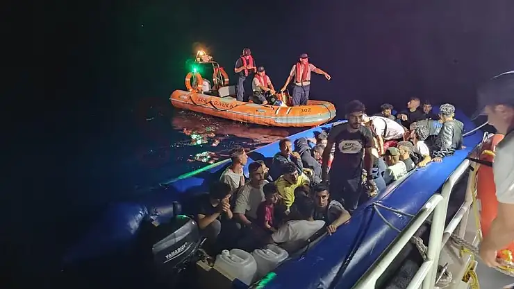 Bodrum'da 64 Düzensiz Göçmen Karaya Çıkarıldı