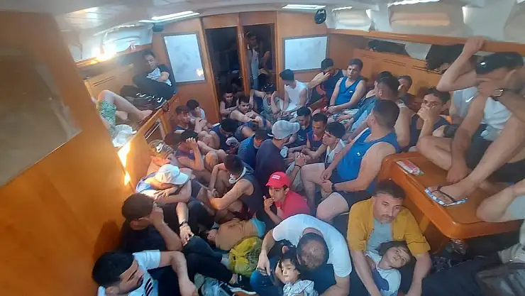 Bodrum'da 86 Düzensiz Göçmen Yakalandı