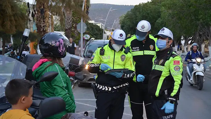Bodrum'da Abartı Egzoz Denetimlerinde 9 Araca Ceza