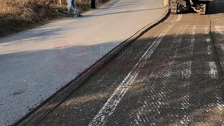 Bodrum'da Altyapının Ardından Sıcak Asfalt Çalışmalarına Başlandı