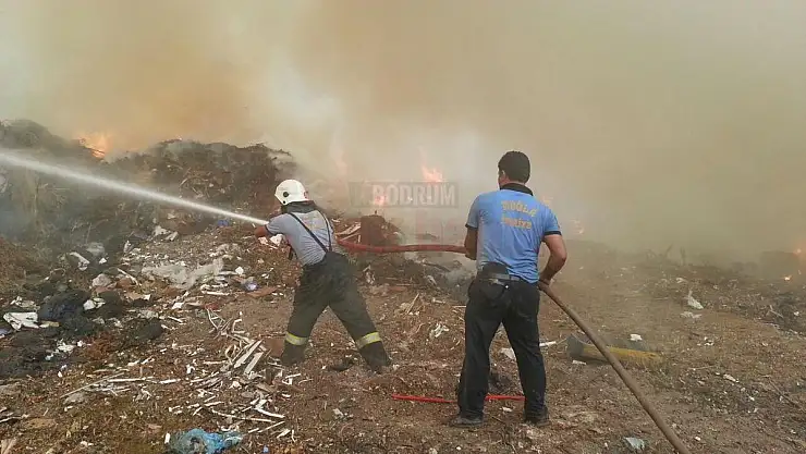 Bodrum'da Çöp Yangınları Sorununu Çözüldü