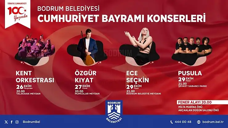 Bodrum'da  Cumhuriyeti Kutlamaları