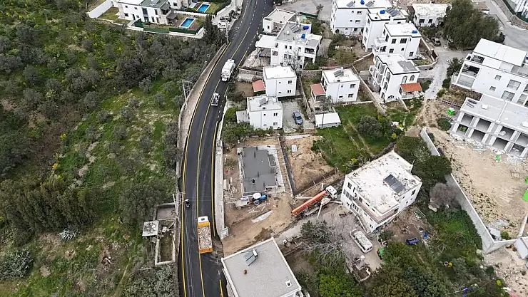 Bodrum'da Dereköy-Peksimet Yolu Yenilendi