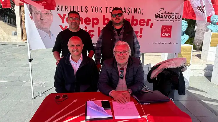 Bodrum'da Ekrem İmamoğlu'na Destek İçin İmza Kampanyası Başlatıldı