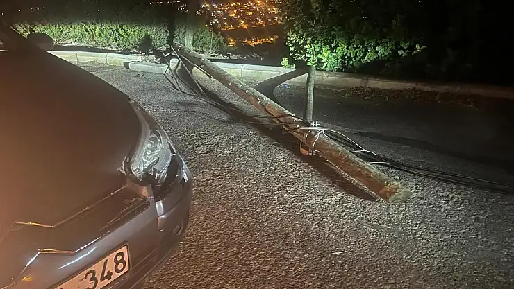 'Bodrum'da Facianın Eşiğinden Dönüldü: Türk Telekom Direği Ünlü İş İnsanın Üzerine Yıkıldı!'