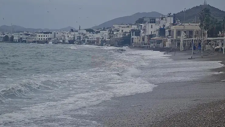 Bodrum'da Feribot Seferleri İptal Edildi