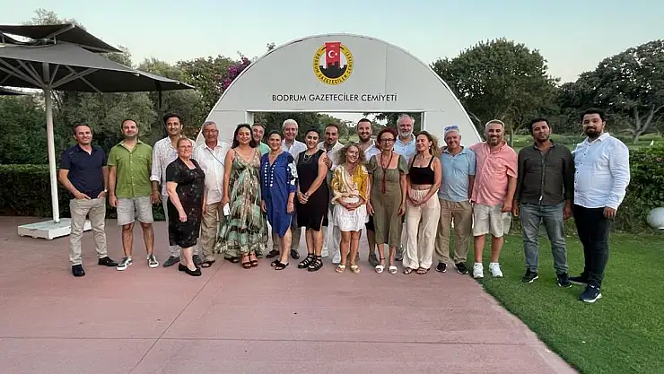 Bodrum'da Görevli Basın Mensupları 24 Temmuz Gazeteciler ve Basın Bayramı'nda Bir Araya Geldi