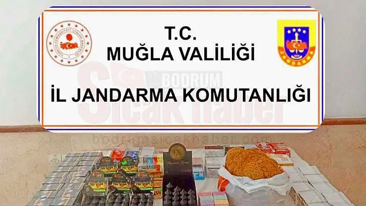 Bodrum'da Kaçak Tütün ve Elektronik Sigara Ele Geçirildi