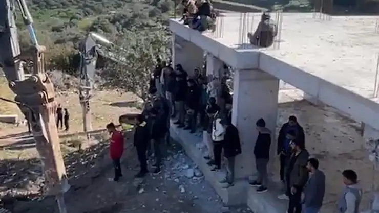 Bodrum'da Kaçak Yapı Yıkımına Direniş
