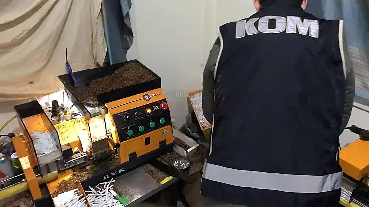 Bodrum'da Kilolarca Kaçak Sigara ve Tütün yakalandı