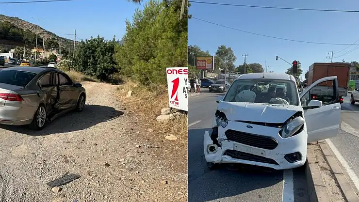 Bodrum'da Kırmızı Işık İhlali Sonucu Trafik Kazası: 2 Yaralı