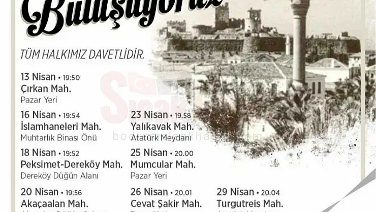 Bodrum'da Mahalle İftarları Başlıyor