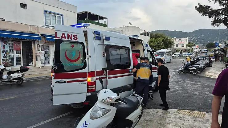 Bodrum'da Trafik Kazası: Motosiklet Sürücüsü Yaralandı, Diğer Sürücü Kaçtı