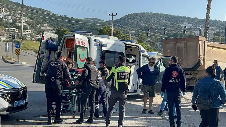 Bodrum'da Motosiklet Kazası: Sürücü ve Yolcu Yaralandı