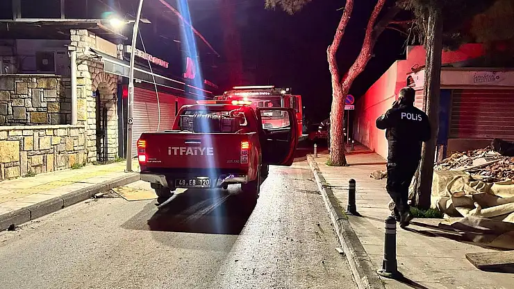 Bodrum'da Otel Lojmanında Yangın Paniği