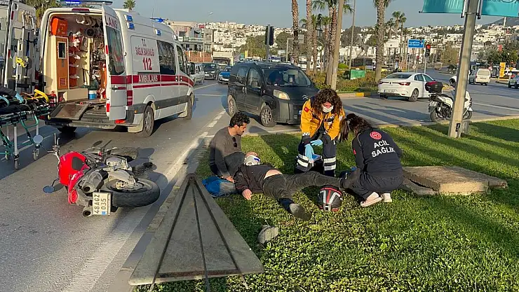 Bodrum'da Tehlikeli Manevra Kazaya Neden Oldu: 1 Yaralı