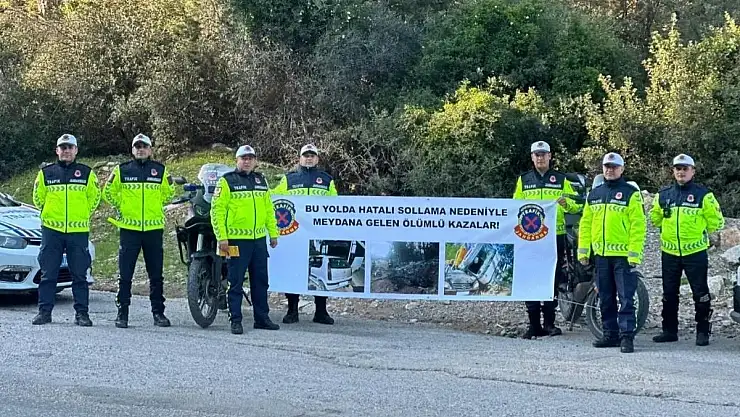 Bodrum'da Trafik Bilinçlendirme Çalışması: 'Hatalı Geçiş Yok, Hayat Var'