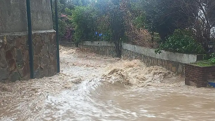 Bodrum'da Yağış Hayatı Olumsuz Etkiledi