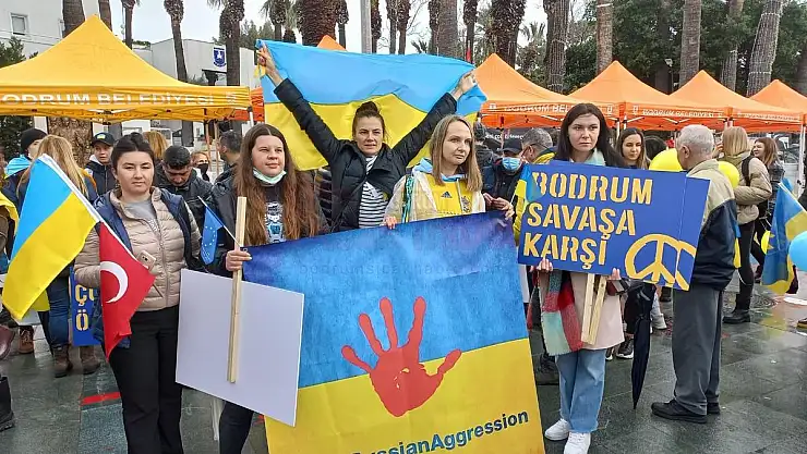 Bodrumda Yaşayan Ukrayna Vatandaşları Savaşa Hayır Diyor