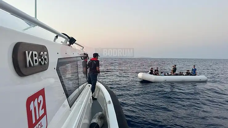 Bodrum'da Yunanlıların geri ittiği 31 göçmen kurtarıldı