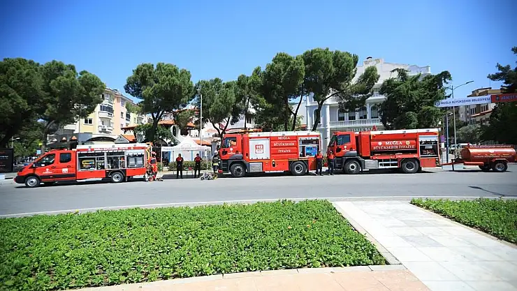 Büyük Orman Yangını Tatbikatında Büyükşehir Belediyesi Yerini Aldı