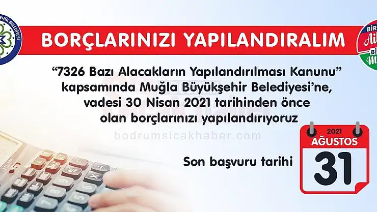 Büyükşehir Belediyesine Olan Borçlara Yapılandırma Fırsatı