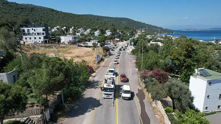 Büyükşehir Bodrum'un Yollarını Güvenli Hale Getiriyor