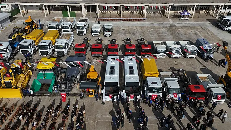 Büyükşehir Hizmet Filosunu 170 yeni araçla güçlendirdi