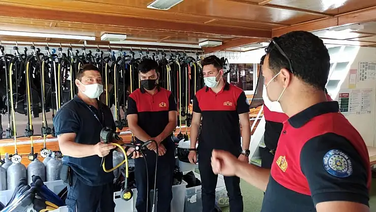 Büyükşehir İtfaiyesi Su Altı Arama Kurtarma (SAK) Ekibi Kuruyor