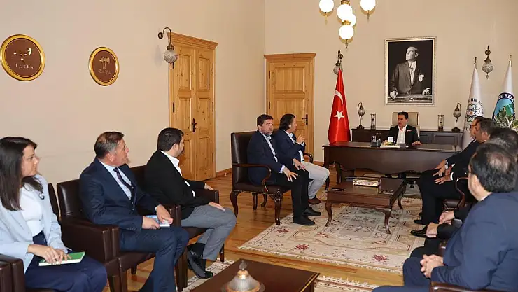 Büyükşehir MUTTAŞ Deniz Hizmetleri A.Ş'den Başkan Aras'a Ziyaret