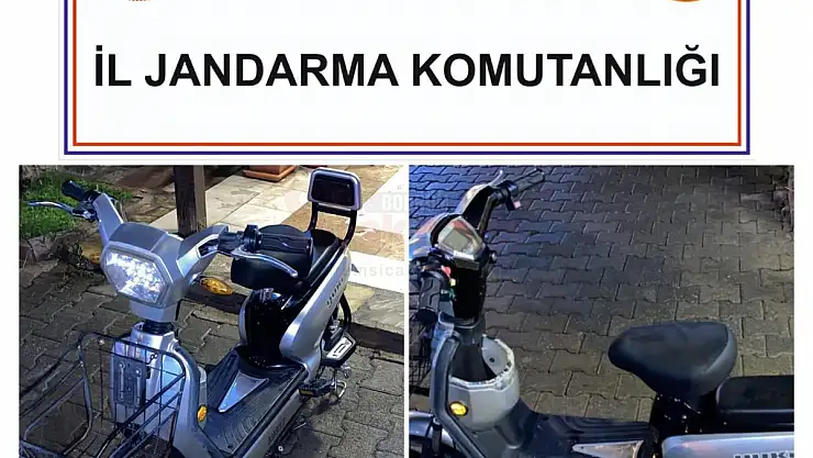 Çaldığı Motorla Birlikte Yakalandı