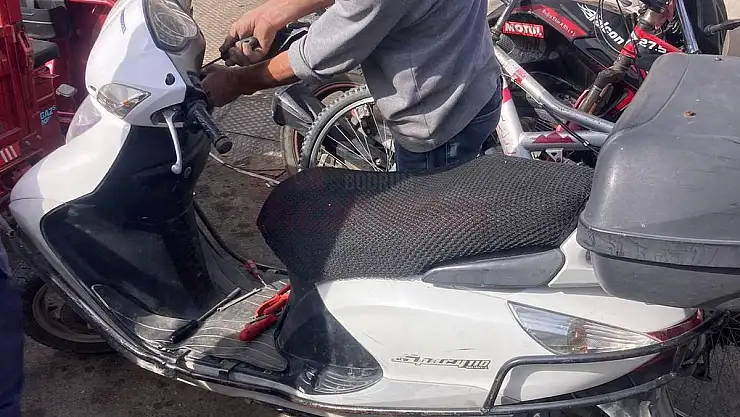 Çalıntı Motosiklet Şüphelisi Kısa Sürede Yakalandı