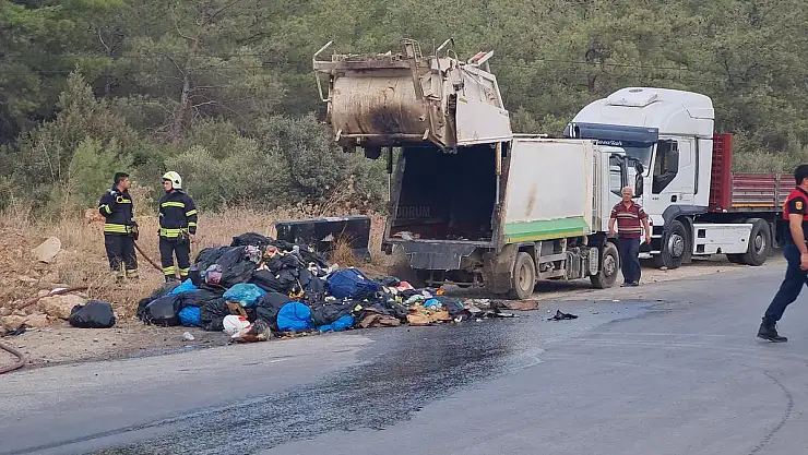 Çöp Kamyonunda Çıkan Yangın Kontrol Altına Alındı