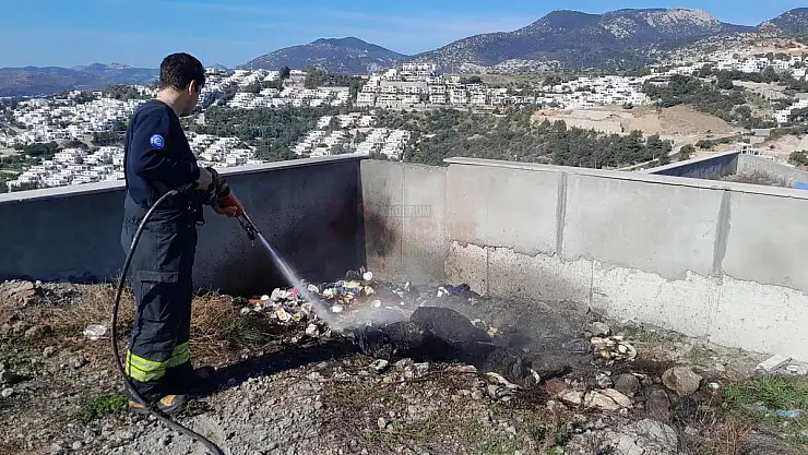 Çöpleri Yakmak İsteyince Panik Yarattılar