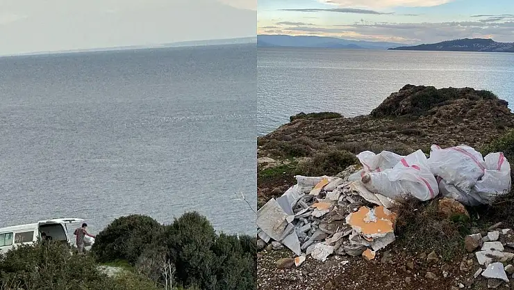 Çuval Çuval Malzemeyi Atıp Çevreyi Kirlettiler