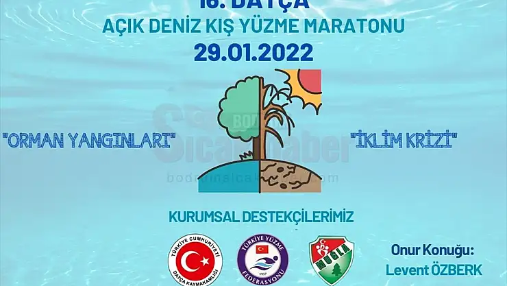 Datça 16. Açık Deniz Kış Yüzme Ma­ra­to­nu'na doğru